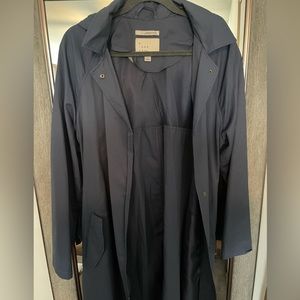 Ladies target trench coat, size large, blue!